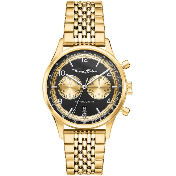 Thomas Sabo WA0376-264-203 Rebel at Heart Chronograph férfi 40mm 3ATM karóra