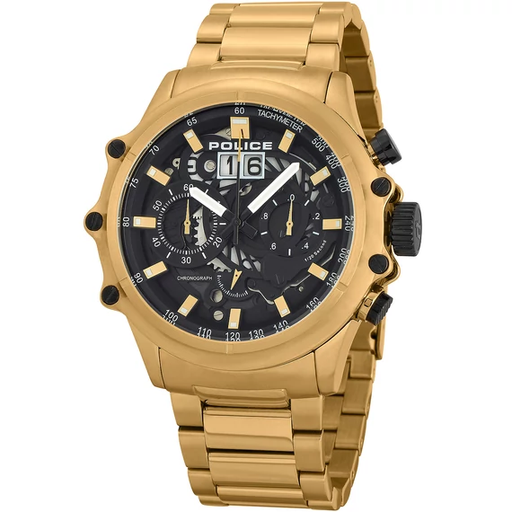 Police PL16018JSG.02M Luang Chrono férfi 48mm 10ATM karóra
