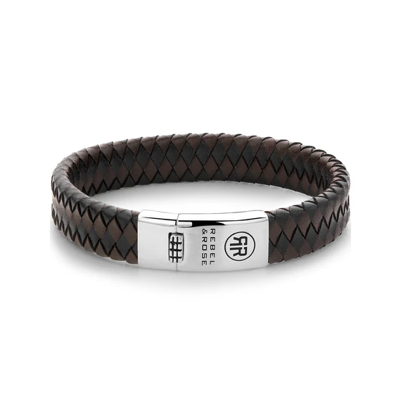 Rebel & Rose karkötő fonott lapos RR-L0126-S-L+ férfi