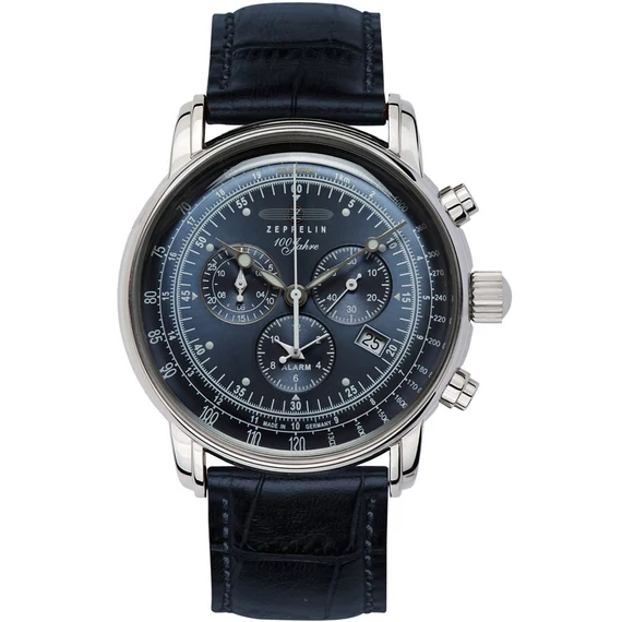 Zeppelin 7680-3 100 éves Zeppelin riasztó kronográf 42mm 10 ATM karóra