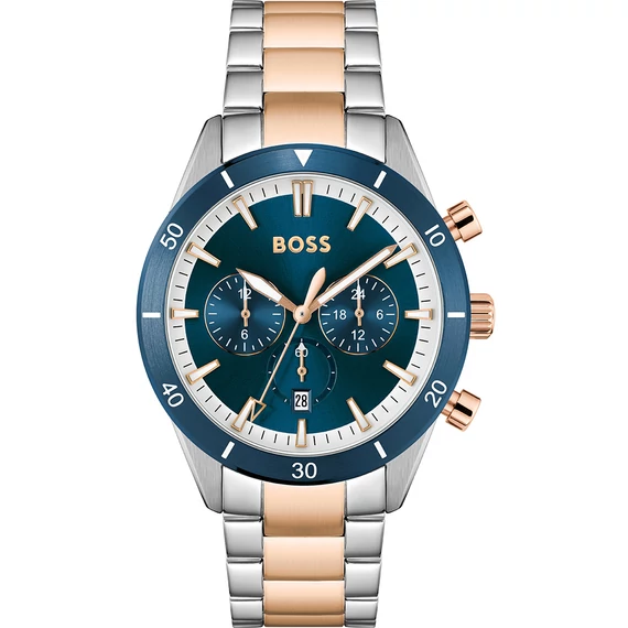 BOSS 1513937 Santiago kronográf 45mm 5ATM karóra