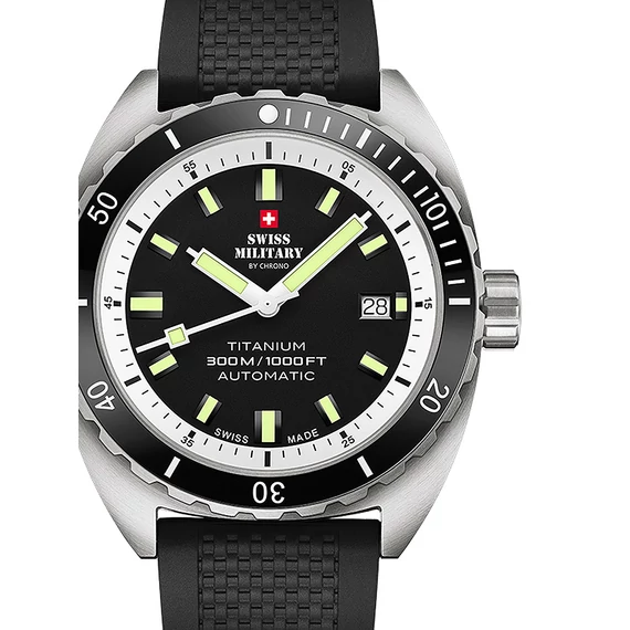 Swiss Military SMA34100.07 Titán automata búvár 42mm 30ATM karóra