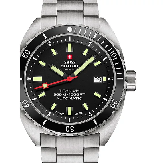 Swiss Military SMA34100.01 Titán automata búvár 42mm 30ATM karóra