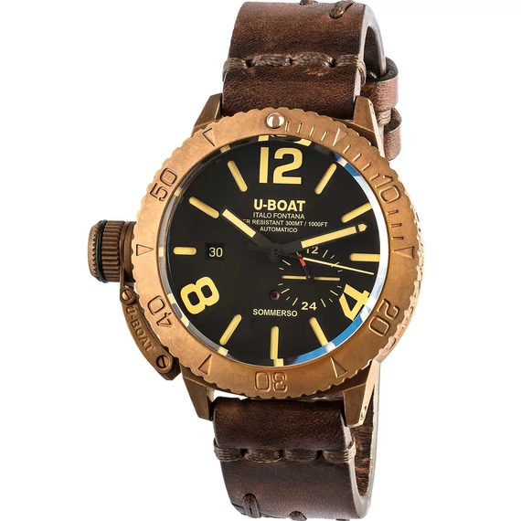 U-Boat 8486 Sommerso bronz automata 46mm 300M karóra
