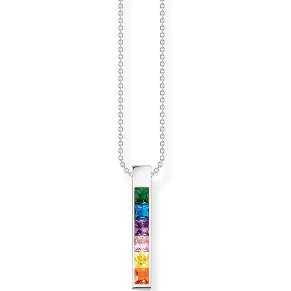 Thomas Sabo KE2113-166-7 Stone Rainbow női nyaklánc, állítható