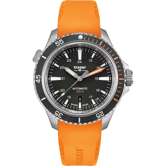 Traser H3 110323 P67 Diver automata fekete férfi karóra 46mm 50ATM