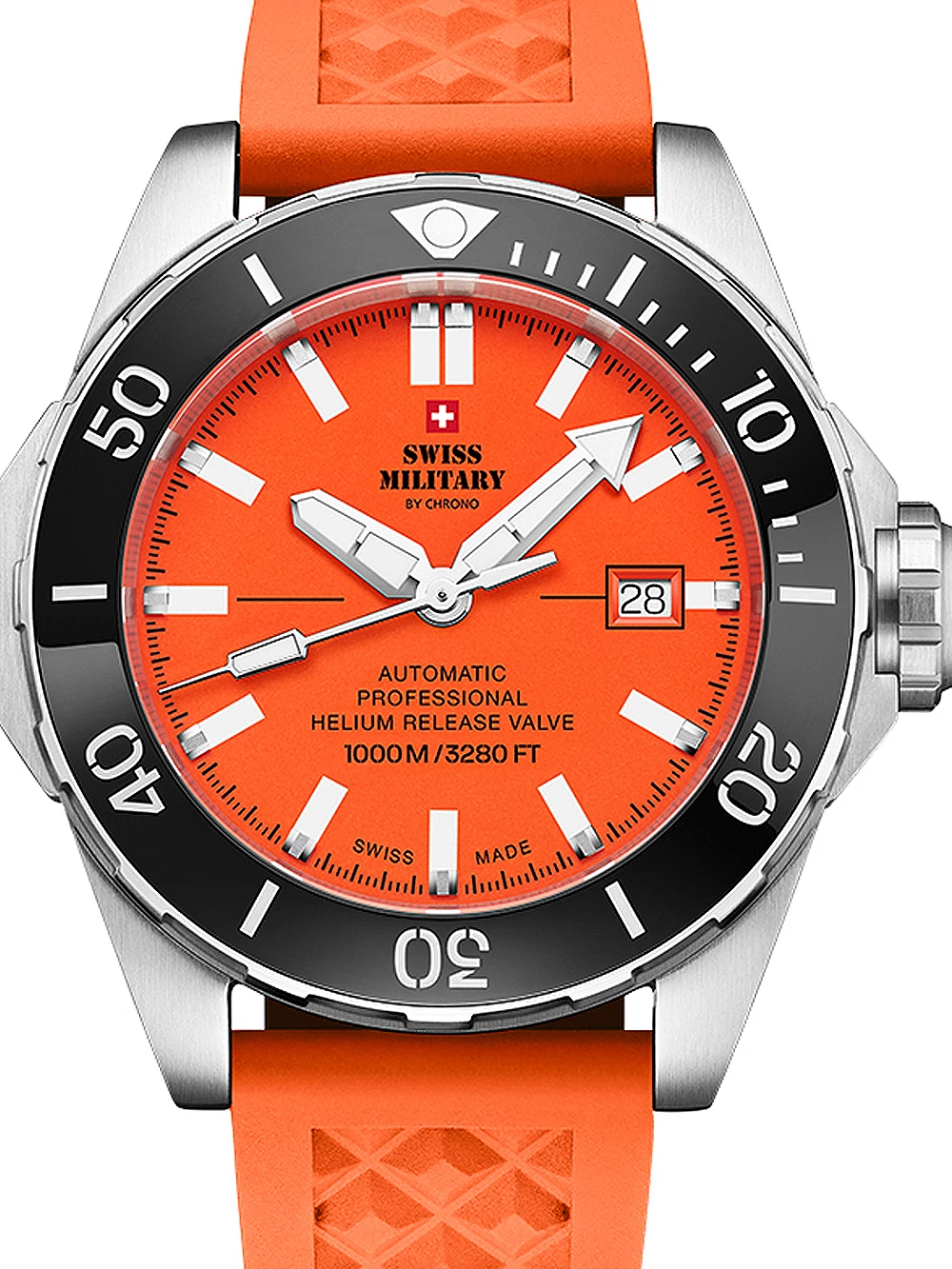 Swiss Military SMA34092.07 automatikus búváróra 45 mm-es 100 ATM férfi karóra