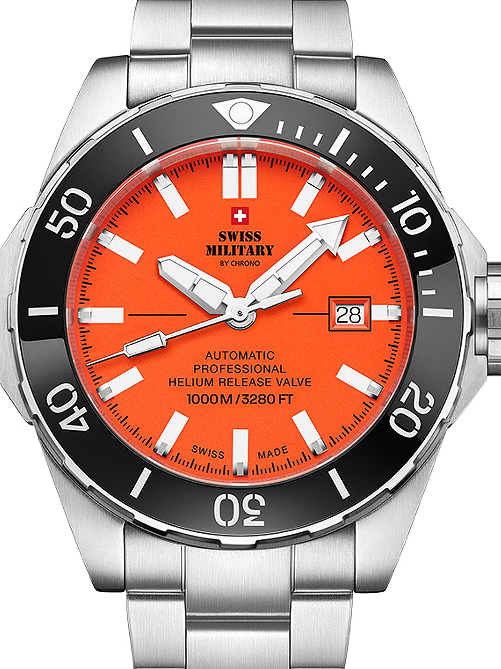 Swiss Military SMA34092.03 automatikus búváróra 45 mm-es 100 ATM karóra