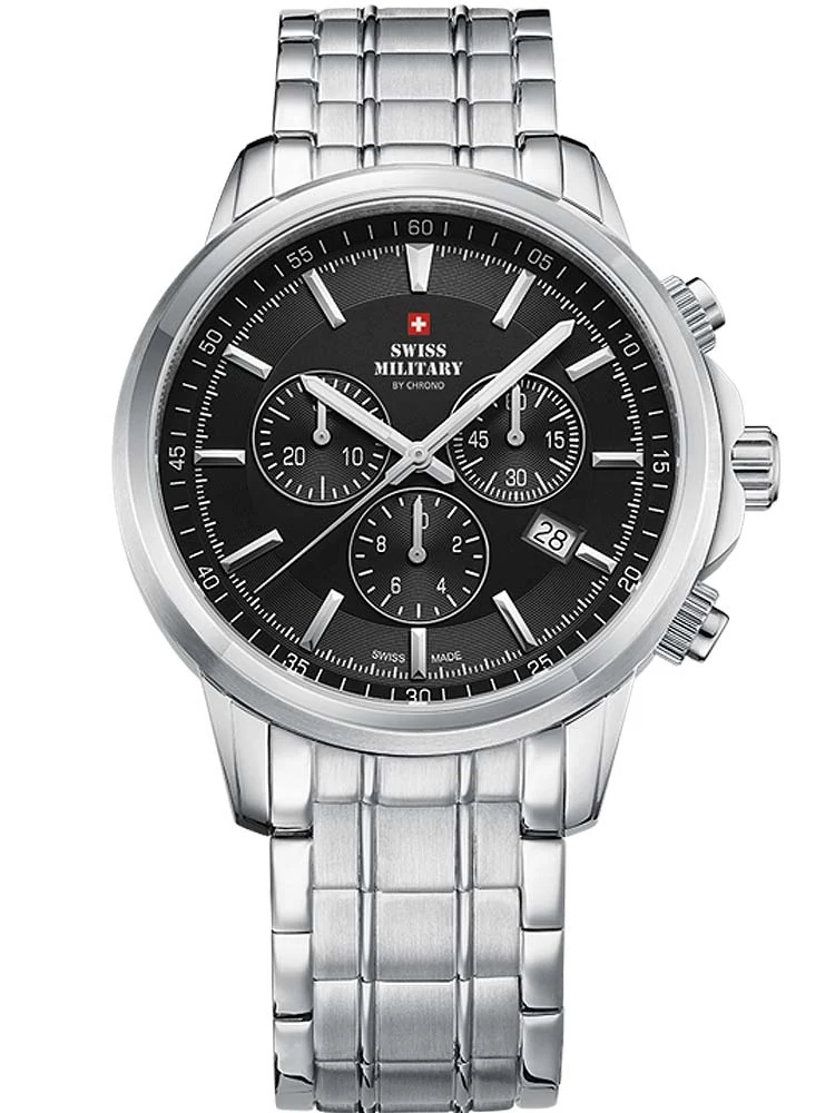 Swiss Military SM34052.01 Chronograph Sapphire 42mm 10 ATM karóra