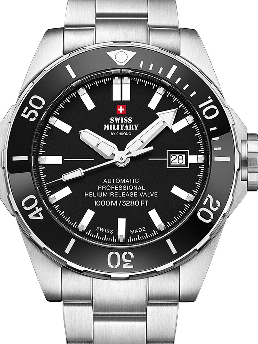 Swiss Military SMA34092.01 automatikus búváróra 45 mm-es 100 ATM