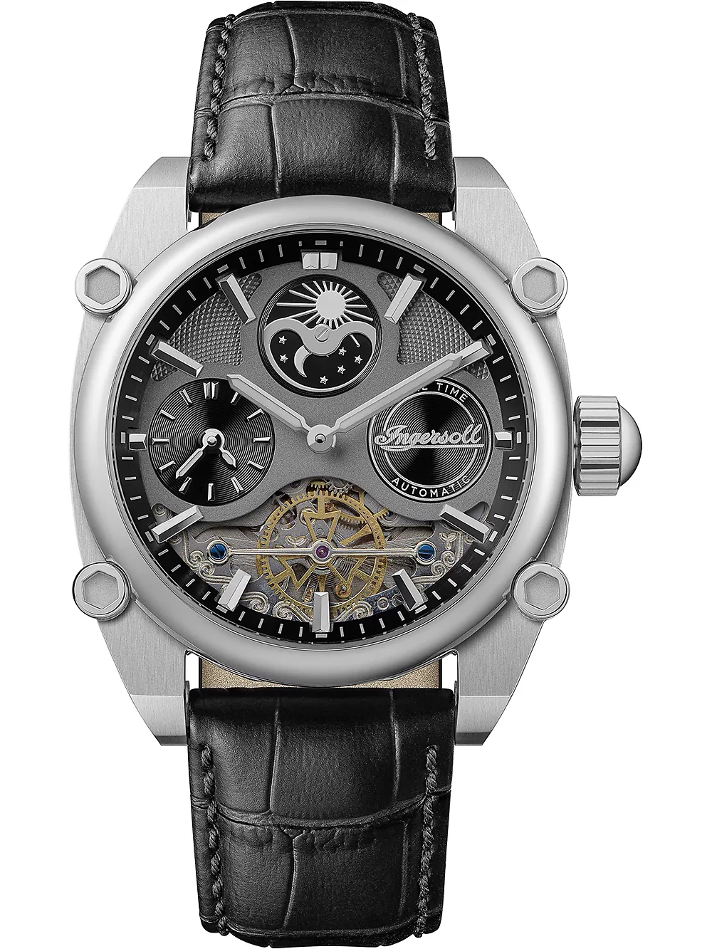 Ingersoll I15402 férfi Varsity Dual Time Automatik 45mm 5ATM karóra