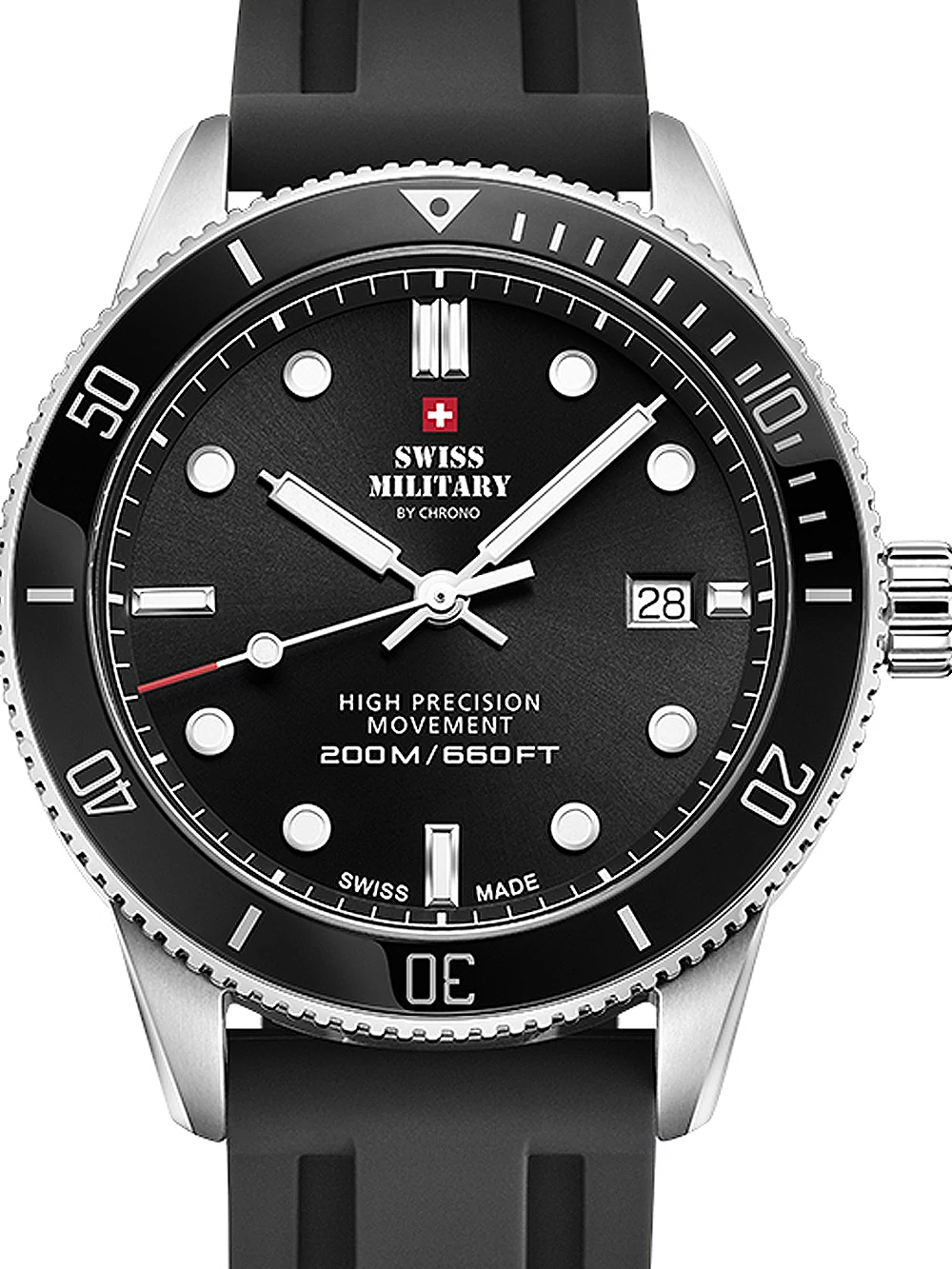 Swiss Military SM34088.07 Búvárkvarc 42mm 20ATM karóra
