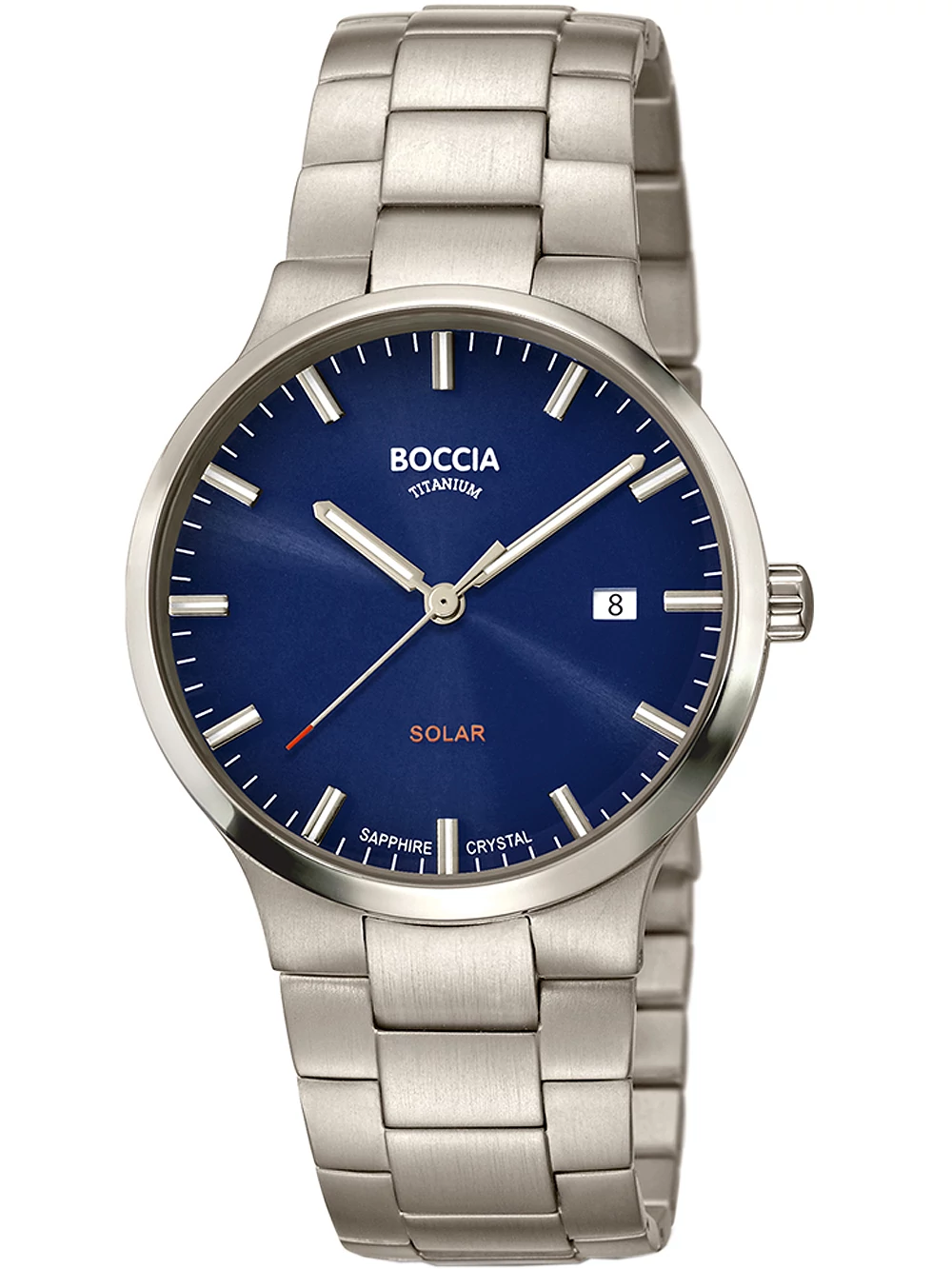 Boccia 3652-02 férfi óra napelemes titán 39mm 5ATM karóra