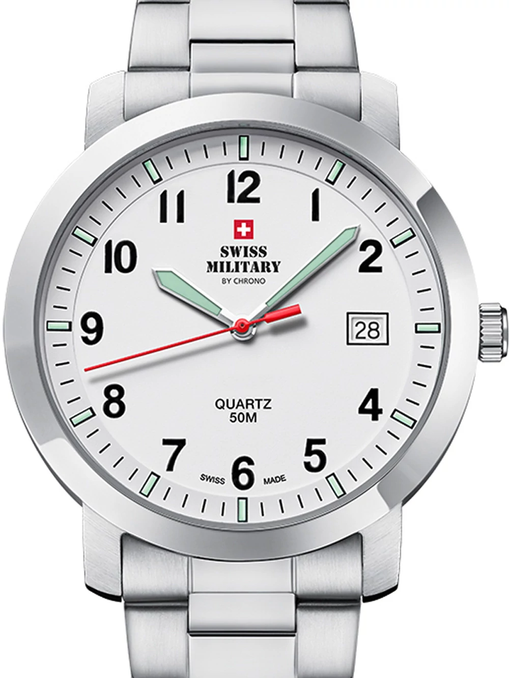 Swiss Military SM34083.08 férfi karóra 40mm 5ATM
